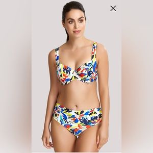 Anya Riva Print Full Cup Bikini Top and Anya Riva Print Gather Bikini Bottoms